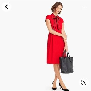 J Crew Tie Neck 365 Crepe Dress - Size 4. Excellent condition!!
